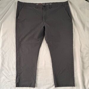 St. Johns Bay Temp Flex Straight Fit Pants Mens 52x29 (actual 50x28.5) Gray